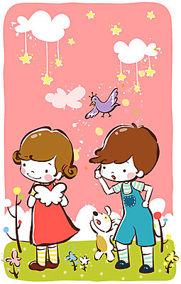 EPS 주간 나무 동물 구름 라이프스타일 여자 남자 어린이라이프 반려견 초등학생 어린이 날개 일러스트 상상 조류 천사 서기 사람 소녀 소년 야외 두명 라이프 생활 친구 반려동물 귀여움 봄 우정 개 강아지 순수 즐거움 놀라운 천진난만 어린이만 국내일러스트 자연요소 식물 학생 계절 감정 컨셉 포유류 관계 모션 파일형식 벡터
