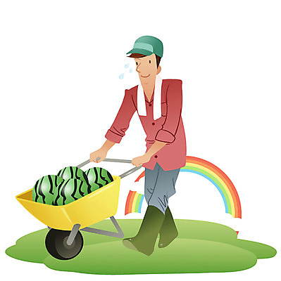 EPS 전신 직업 캐릭터 계절 열매 남자 산업 무지개 농업 과일 일러스트 비즈니스 미래 수박 한명 미소 웃음 사람 20대 성인 라이프 여름 30대 농작물 희망 수레 농촌 시골 업무 작업 작업실 결과 농부 농어촌캐릭터 땀방울 수고 최선 남자만 남자한명만 성인남자만 성인만 농부캐릭터 일러캐릭터 자연요소 식물 1 감정 컨셉 표정 청년 생활 장년 카트 산업캐릭터 파일형식 벡터