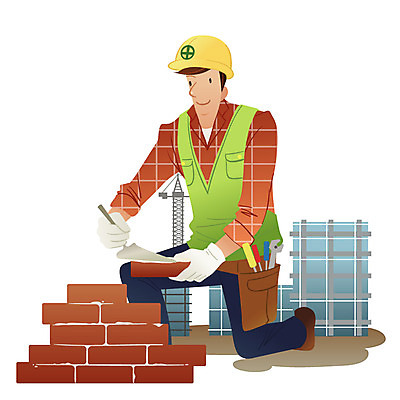 EPS 전신 직업 캐릭터 남자 산업 일러스트 홍보캐릭터 비즈니스 벽돌 건설업 작업복 한명 사람 20대 성인 30대 쌓기 건설현장 공구 업무 작업 작업실 안전모 시멘트 남자만 남자한명만 성인남자만 성인만 일러캐릭터 1 옷 모션 청년 장년 도구 헬멧 안전장비 파일형식 벡터