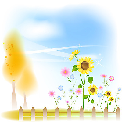 EPS 주간 클립아트 나무 식물 사계절 계절 꽃 백그라운드 단풍 일러스트 자연 하늘 바람 해바라기 가을꽃 풍경 사람없음 야외 울타리 가을 코스모스 가을배경 국내일러스트 자연요소 잎 날씨 담장 생태계 파일형식 벡터 가을_계절