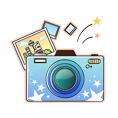 EPS 아이콘 별 큐티아이콘 사람없음 전자제품 쇼핑 카메라 가전제품 디지털카메라 일회용 폴라로이드 폴라로이드사진 즉석카메라 소형가전제품 2D아이콘 자연요소 파일형식 벡터