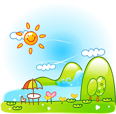 EPS 주간 나무 식물 구름 사계절 계절 백그라운드 의자 일러스트 자연 탁자 하늘 산 미소 웃음 풍경 사람없음 야외 물 여름 태양 귀여움 계곡 폭포 하트 파라솔 시원함 국내일러스트 자연요소 모양 가구 컨셉 표정 생태계 파일형식 벡터