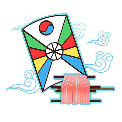 EPS 클립아트 명절 기념일 전통문화 생활용품 일러스트 새해 전통소품 한국 사람없음 설날 놀이용품 전통놀이 연 연날리기 구름문양 얼레 국내일러스트 전통 문양 아시아 문화 놀이 이벤트 오브젝트 파일형식 벡터 구름_자연