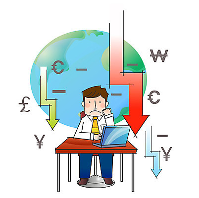 EPS 전신 남자 지구 생각 일러스트 비즈니스 탁자 한명 사람 20대 성인 금융 경제 비즈니스라이프 피해 슬픔 업무 직장인 비즈니스맨 화폐기호 작업실 실패 좌절 하락 책상 고민 부정적 손실 적자 남자만 남자한명만 성인남자만 청년만 청년남자만 청년남자한명만 성인한명만 성인남자한명만 성인만 암울 국내일러스트 직업 1 라이프스타일 기호 감정 가구 컨셉 청년 작업 화폐 파일형식 벡터