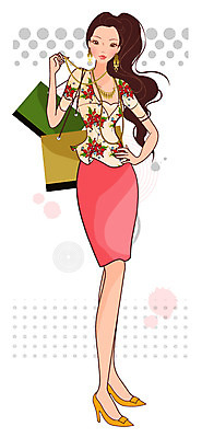 EPS 전신 모델 직업 우먼라이프 라이프스타일 긴머리 여자 패션 포즈 일러스트 목걸이 한명 서기 들기 사람 20대 성인 쇼핑 청춘 치마 쇼핑백 귀걸이 파마 하이힐 성인여자한명만 국내일러스트 1 헤어스타일 구두 컨셉 가방 장신구 모션 하의 청년 생활 여성화 여자한명만 성인여자만 파일형식 벡터