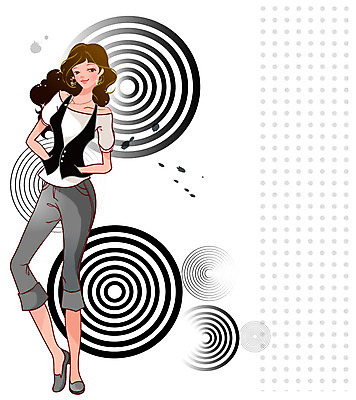 EPS 전신 모델 직업 우먼라이프 라이프스타일 긴머리 여자 패션 포즈 일러스트 한명 서기 사람 20대 성인 쇼핑 청춘 귀걸이 조끼 파마 단화 칠부바지 성인여자한명만 국내일러스트 1 헤어스타일 신발 컨셉 장신구 바지 모션 청년 생활 외투 여성화 여자한명만 성인여자만 파일형식 벡터