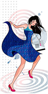 EPS 전신 모델 직업 우먼라이프 라이프스타일 긴머리 원피스 여자 패션 포즈 일러스트 팔찌 한명 서기 들기 사람 20대 성인 쇼핑 청춘 민소매 쇼핑백 하이힐 성인여자한명만 국내일러스트 1 헤어스타일 옷 구두 컨셉 상의 가방 장신구 모션 청년 생활 여성화 여자한명만 성인여자만 파일형식 벡터