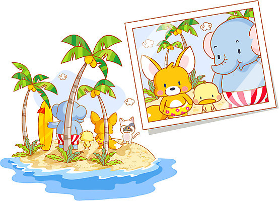 EPS 주간 동물 척추동물 라이프스타일 육지동물 계절 바다 섬 여행 일러스트 포유류 상상 날씨 휴가 코끼리 기념 의인화 병아리 해변 사람없음 야외 라이프 생활 여름 친구 여름휴가 바캉스 모래사장 야자수 카메라 귀여움 맑음 사진촬영 고양이 추억 휴양지 무인도 여우 사막여우 기념사진 동물라이프 국내일러스트 자연요소 나무 컨셉 관계 조류 전자제품 반려동물 촬영 장소 파일형식 벡터 여름_계절
