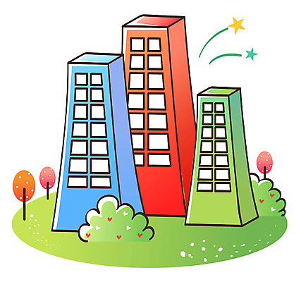 EPS 나무 아이콘 시설물 건축물 공원 현대건축 건축 큐티아이콘 빌딩 사람없음 건물 고층빌딩 도시 숲 2D아이콘 식물 공공시설 파일형식 벡터