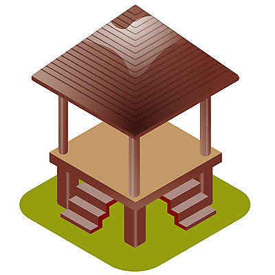 EPS 아이콘 시설물 건축물 건축 고건축 한국건축 사람없음 건물 하이앵글 동양건축 농촌 시골 과수원 펄아이콘 원두막 2D아이콘 뷰포인트 농업 파일형식 벡터 동양