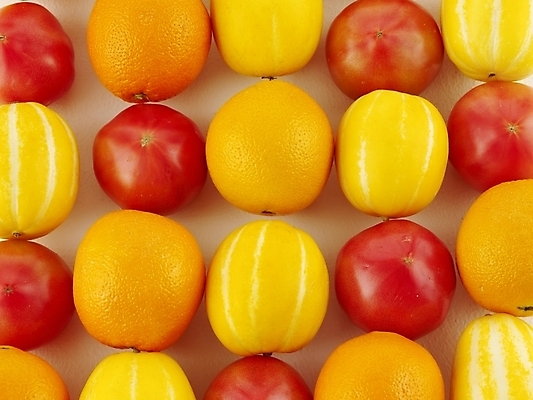 포토 JPG 스튜디오촬영 식물 백그라운드 패턴 토마토 오렌지 과일 디저트 근접촬영 사람없음 가로 하이앵글 컬러푸드 참외 제철 제철과일 국내포토 뷰포인트 무늬 채소 실내 파일형식