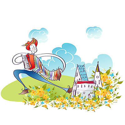 EPS 주간 전신 구름 모자 건축물 계절 남자 꽃 행복 문화 예술 악기 연주 일러스트 한명 사람 잔디 20대 성인 야외 건물 청춘 봄 연주자 자유 깃털 즐거움 아코디언 남자만 남자한명만 성인남자만 청년만 청년남자만 청년남자한명만 성인한명만 성인남자한명만 성인만 국내일러스트 자연요소 식물 1 잡화 건축 감정 음악 컨셉 청년 음악가 건반악기 파일형식 벡터