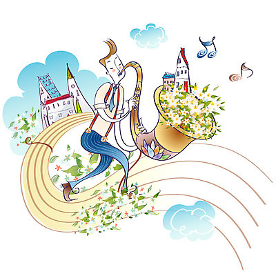 EPS 주간 전신 구름 건축물 계절 남자 꽃 행복 문화 예술 연주 음표 일러스트 주택 관악기 한명 사람 잔디 20대 성인 야외 건물 청춘 마을 봄 연주자 자유 색소폰 즐거움 오선지 화사함 남자만 남자한명만 성인남자만 청년만 청년남자만 청년남자한명만 성인한명만 성인남자한명만 성인만 국내일러스트 자연요소 식물 1 기호 건축 감정 악기 음악 컨셉 청년 음악가 목관악기 악보 오선 파일형식 벡터