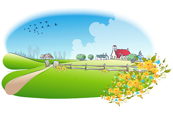 EPS 주간 나무 구름 해외풍경 건축물 사계절 계절 꽃 길 백그라운드 일러스트 자연 조류 하늘 주택 풍경 사람없음 야외 건물 여름 울타리 마을 국내일러스트 자연요소 식물 동물 해외 건축 담장 생태계 파일형식 벡터