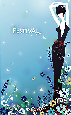 EPS 모델 여자 패션 꽃 컬러 포즈 백그라운드 일러스트 한명 사람 이벤트 20대 성인 파란색 쇼핑 청춘 뷰티 여자만 여자한명만 성인여자만 청년만 청년여자만 성인한명만 청년여자한명만 성인여자한명만 성인만 국내일러스트 식물 1 컨셉 청년 파일형식 벡터