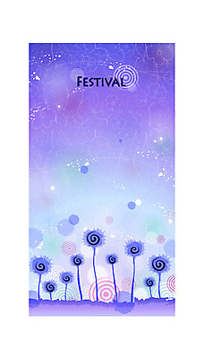 EPS 나무 문양 꽃 컬러 백그라운드 일러스트 이벤트 파란색 쇼핑 국내일러스트 식물 파일형식 벡터