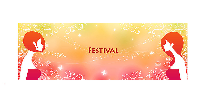 EPS 문양 헤어스타일 여자 컬러 백그라운드 일러스트 부분 사람 이벤트 상반신 20대 두명 쇼핑 청춘 뷰티 주황색 여자만 성인여자만 청년만 청년여자만 성인만 국내일러스트 컨셉 청년 파일형식 벡터