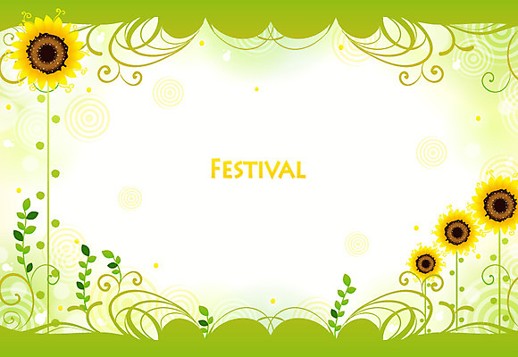 EPS 식물 문양 꽃 백그라운드 잎 일러스트 나뭇잎 해바라기 이벤트 사람없음 쇼핑 국내일러스트 파일형식 벡터