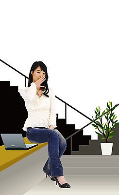 전신 PSD 편집이미지 여자 화분 의자 회사 비즈니스 실내 한명 사람 앉기 20대 성인 비즈니스라이프 노트북 컴퓨터 청춘 계단 직장인 비즈니스우먼 디지털합성 합성 여자만 여자한명만 성인여자만 청년만 청년여자만 성인한명만 청년여자한명만 성인여자한명만 성인만 이미지편집 직업 1 라이프스타일 가구 컨셉 모션 청년 내부 전자제품 파일형식