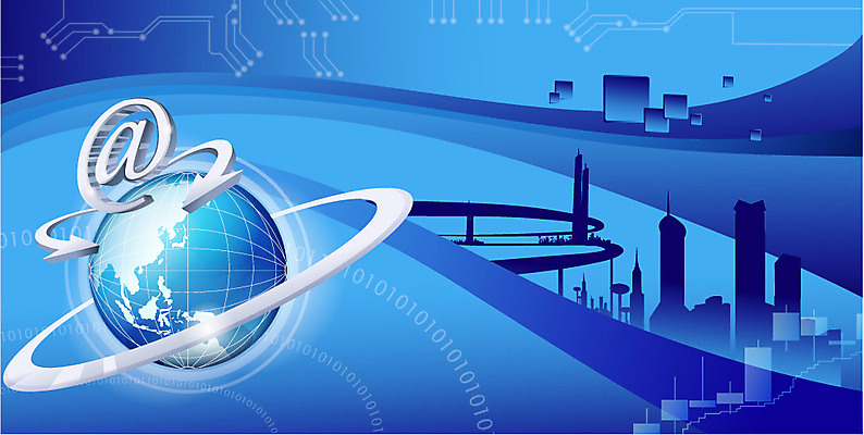 EPS 지구 백그라운드 인터넷 일러스트 비즈니스 사람없음 그래픽 글로벌 지구본 디지털 글로벌비즈니스 첨단도시 전자회로 골뱅이기호 국내일러스트 기호 도시 회로판 파일형식 벡터