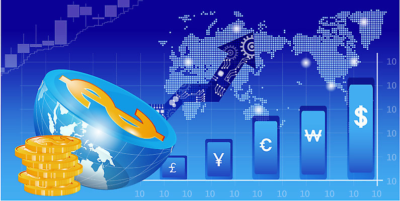 EPS 문자 기호 화살표 지구 백그라운드 세계지도 돈 일러스트 비즈니스 그래프 사람없음 그래픽 금융 경제 글로벌 달러 디지털 글로벌비즈니스 동전 발전 상승 금화 환율 전자회로 서류판 국내일러스트 컨셉 지도 세계 사무용품 재산 황금 회로판 파일형식 벡터