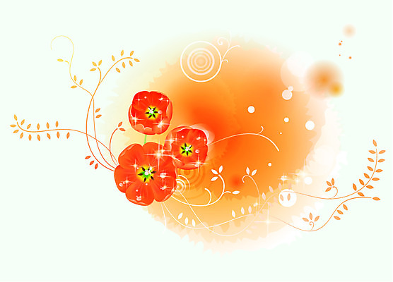 EPS 식물 문양 꽃 컬러 백그라운드 무늬 꽃백그라운드 일러스트 사람없음 빨간색 화사함 국내일러스트 컨셉 파일형식 벡터