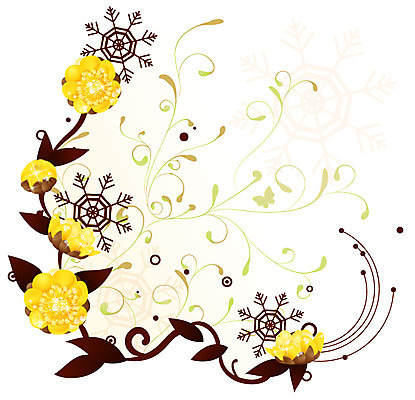 EPS 식물 문양 꽃 백그라운드 무늬 꽃백그라운드 일러스트 사람없음 화사함 복수초 국내일러스트 컨셉 파일형식 벡터