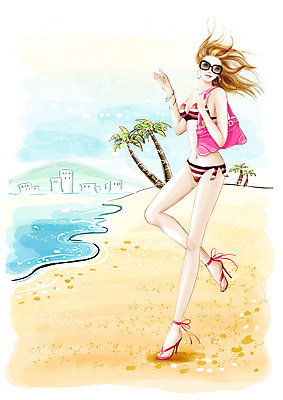 전신 PSD 우먼라이프 라이프스타일 잡화 여자 패션 수영복 바다 신발 가방 일러스트 페인터 휴가 한명 서기 사람 20대 성인 해변 야외 여름 여름휴가 바캉스 쇼핑 비키니 모래사장 선글라스 야자수 휴양지 포토샵 숄더백 비치웨어 여자만 여자한명만 성인여자만 청년만 청년여자만 성인한명만 청년여자한명만 성인여자한명만 성인만 국내일러스트 나무 1 옷 계절 안경 모션 페인팅 청년 생활 장소 파일형식 여름_계절