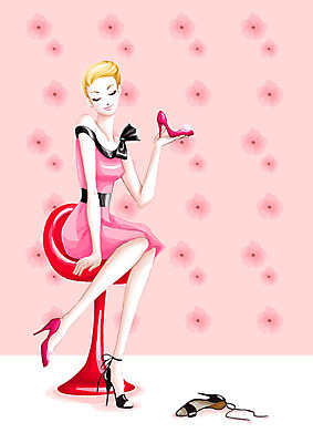 전신 PSD 우먼라이프 라이프스타일 잡화 여자 패션 구두 신발 꽃무늬 의자 일러스트 페인터 벽지 실내 한명 사람 앉기 20대 성인 여름 쇼핑 하이힐 포토샵 구두가게 여자만 여자한명만 성인여자만 청년만 청년여자만 성인한명만 청년여자한명만 성인여자한명만 성인만 세련 국내일러스트 1 계절 꽃 가구 무늬 모션 페인팅 청년 내부 생활 여성화 신발가게 파일형식