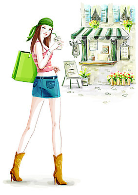 전신 PSD 우먼라이프 라이프스타일 여자 패션 커피 일러스트 페인터 두건 한명 서기 사람 20대 성인 야외 건물 여름 쇼핑 쇼핑백 상점 카페 테이크아웃 포토샵 아이스커피 상업시설 여자만 여자한명만 성인여자만 청년만 청년여자만 성인한명만 청년여자한명만 성인여자한명만 성인만 세련 국내일러스트 1 건축물 계절 음료 가방 모션 페인팅 청년 생활 시설 상업 파일형식