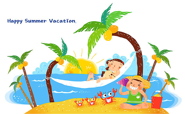 EPS 주간 구름 계절 여자 어린이교육 교육 남자 초등학생 어린이 바다 여행 일러스트 방학 휴가 여름방학 남매 사람 소녀 소년 해변 야외 두명 10대 여름 친구 여름휴가 바캉스 반려동물 야자수 태양 꽃게 개 강아지 양동이 즐거움 휴양지 해먹 십대만 해맑음 국내일러스트 자연요소 나무 동물 학생 감정 포유류 가족 관계 청소년 표정 장소 게 침대 파일형식 벡터 여름_계절