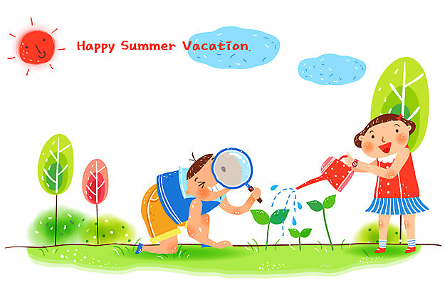 EPS 주간 전신 나무 식물 구름 계절 여자 어린이교육 교육 남자 초등학생 어린이 일러스트 돋보기 날씨 방학 여름방학 남매 사람 소녀 소년 야외 두명 10대 여름 친구 태양 새싹 맑음 물뿌리개 관찰 즐거움 십대만 해맑음 국내일러스트 자연요소 학생 감정 가족 관계 모션 청소년 휴가 표정 파일형식 벡터 여름_계절