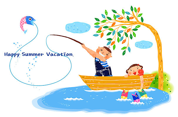 EPS 주간 나무 구름 계절 여자 어린이교육 교육 남자 초등학생 어린이 일러스트 낚시 방학 여름방학 남매 어류 사람 소녀 소년 상반신 야외 두명 10대 여름 친구 강 낚싯대 즐거움 선박 십대만 해맑음 국내일러스트 자연요소 식물 학생 감정 수상교통 가족 관계 청소년 레저 휴가 표정 수중동물 낚시용품 파일형식 벡터 여름_계절