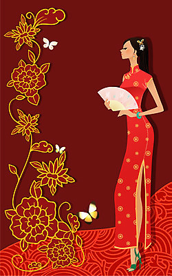 EPS 전신 모델 해외 여자 아시아 외국문화 포즈 나비 곤충 꽃무늬 일러스트 중국문화 한명 사람 이벤트 20대 성인 30대 청춘 중국인 깨끗함 중국 부채 전통의상 치파오 미인 국내일러스트 외국인 동물 1 동양문화 전통 꽃 나라 문화 컨셉 무늬 동양인 청년 장년 파일형식 벡터