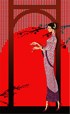 EPS 전신 나무 모델 해외 여자 아시아 외국문화 포즈 일러스트 중국문화 실내 한명 사람 이벤트 20대 성인 30대 청춘 중국인 깨끗함 중국 전통의상 치파오 미인 국내일러스트 외국인 식물 1 동양문화 전통 나라 문화 컨셉 동양인 청년 내부 장년 파일형식 벡터