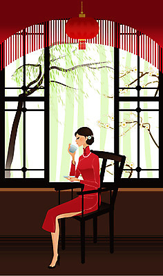 EPS 주간 전신 나무 모델 해외 여자 아시아 외국문화 포즈 의자 일러스트 중국문화 실내 한명 사람 이벤트 20대 성인 30대 청춘 중국인 깨끗함 중국 등불 차 전통의상 치파오 미인 국내일러스트 자연요소 외국인 식물 1 동양문화 전통 나라 문화 음료 가구 컨셉 조명 동양인 청년 내부 장년 파일형식 벡터