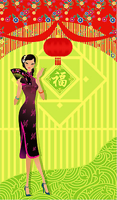 EPS 전신 모델 해외 여자 아시아 외국문화 포즈 일러스트 중국문화 한명 사람 이벤트 20대 성인 30대 청춘 중국인 깨끗함 중국 등불 부채 전통의상 치파오 미인 국내일러스트 외국인 1 동양문화 전통 나라 문화 컨셉 조명 동양인 청년 장년 파일형식 벡터