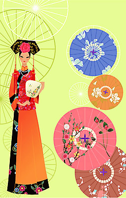 EPS 전신 모델 해외 여자 아시아 외국문화 포즈 일러스트 중국문화 한명 사람 이벤트 20대 성인 30대 청춘 중국인 깨끗함 중국 부채 전통의상 치파오 미인 양산 국내일러스트 외국인 1 동양문화 전통 나라 문화 컨셉 동양인 청년 장년 파일형식 벡터