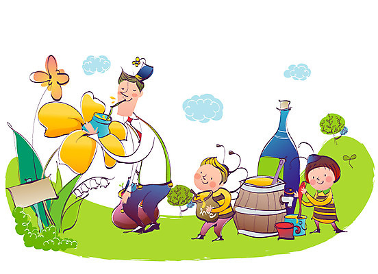 EPS 주간 전신 나무 구름 계절 여자 남자 꽃 행복 초등학생 어린이 일러스트 사람 소녀 소년 야외 10대 세명 친구 새싹 봄 표지판 제조 병 즐거움 아저씨 꿀 꿀단지 십대만 국내일러스트 자연요소 식물 학생 식기 감정 관계 청소년 알림판 파일형식 벡터