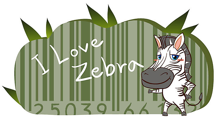 EPS 동물 척추동물 캐릭터 한마리 육지동물 동물캐릭터 일러스트 포유류 사람없음 줄무늬 말_동물 바코드 얼룩말 일러캐릭터 1 무늬 파일형식 벡터