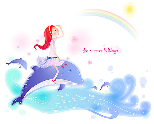 EPS 주간 전신 동물 계절 여자 물결 파도 바다 여행 무지개 일러스트 상상 휴가 한명 사람 20대 성인 야외 여름 여름휴가 바캉스 청춘 태양 시원함 돌고래 여자만 여자한명만 성인여자만 청년만 청년여자만 성인한명만 청년여자한명만 성인여자한명만 성인만 국내일러스트 자연요소 1 컨셉 포유류 청년 수중동물 파일형식 벡터 여름_계절