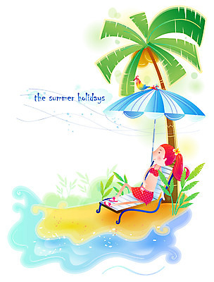 EPS 주간 전신 구름 계절 여자 수영복 바다 여행 일러스트 바람 휴가 한명 사람 20대 성인 해변 야외 여름 여름휴가 바캉스 청춘 야자수 파라솔 선탠 시원함 선베드 앵무새 야자열매 여자만 여자한명만 성인여자만 청년만 청년여자만 성인한명만 청년여자한명만 성인여자한명만 성인만 국내일러스트 자연요소 나무 1 옷 열매 컨셉 의자 조류 날씨 청년 파일형식 벡터 여름_계절