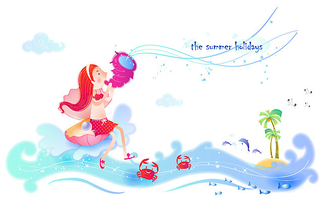 EPS 주간 전신 구름 계절 여자 수영복 파도 바다 여행 일러스트 상상 바람 휴가 조개 어류 한명 사람 20대 성인 야외 여름 여름휴가 바캉스 청춘 야자수 꽃게 소라 시원함 돌고래 야자열매 여자만 여자한명만 성인여자만 청년만 청년여자만 성인한명만 청년여자한명만 성인여자한명만 성인만 국내일러스트 자연요소 나무 1 옷 열매 컨셉 포유류 날씨 어패류 청년 수중동물 게 파일형식 벡터 여름_계절