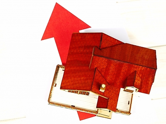 포토 JPG 스튜디오촬영 문자 기호 화살표 비즈니스 부동산 그래프 주택 사람없음 경제 모형 미니어처 성장 가격 재테크 상승 가치상승 서류판 국내포토 컨셉 실내 건물 금융 사무용품 재산 파일형식