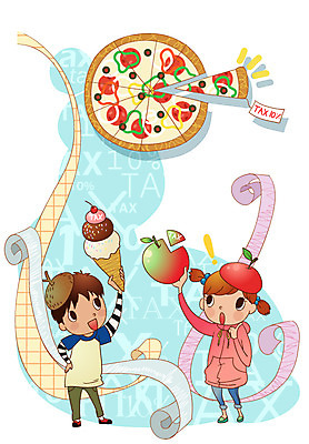 EPS 여자 남자 초등학생 어린이 조각 일러스트 비즈니스 아이스크림 피자 사람 소녀 소년 두명 경제 꼬리표 계산 느낌표 사과 어린이경제 영수증 세금 수식 조각_조소 어린이만 국내일러스트 학생 기호 과일 디저트 패스트푸드 서양음식 금융 라벨 조소 파일형식 벡터