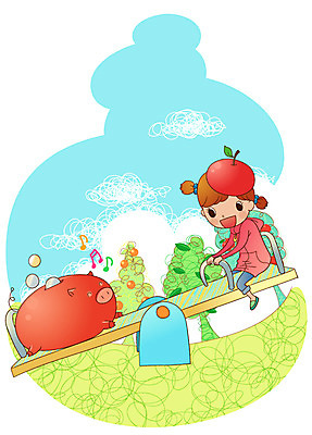 EPS 주간 여자 초등학생 어린이 돈 일러스트 비즈니스 한명 사람 소녀 야외 경제 동전 저축 돼지저금통 저금통 어린이경제 시소 여자만 여자한명만 어린이만 소녀만 소녀한명만 금융의날 국내일러스트 자연요소 1 학생 금융 재산 놀이기구 파일형식 벡터 법정기념일