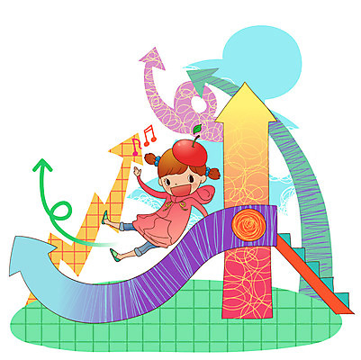 EPS 여자 화살표 초등학생 어린이 일러스트 비즈니스 한명 사람 소녀 경제 미끄럼틀 투자 상승 어린이경제 수익 여자만 여자한명만 어린이만 소녀만 소녀한명만 국내일러스트 1 학생 컨셉 놀이기구 파일형식 벡터