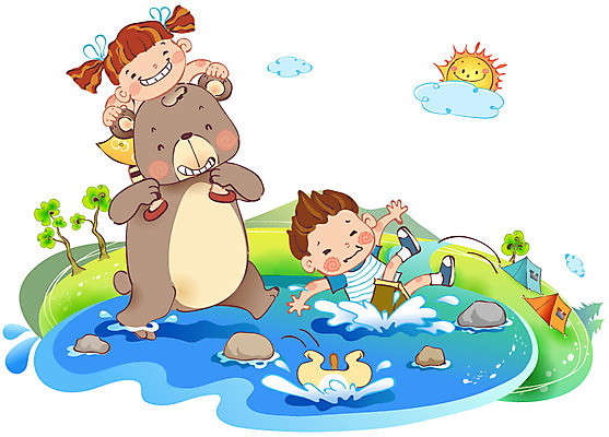 EPS 주간 나무 동물 구름 계절 여자 어린이교육 교육 남자 초등학생 어린이 일러스트 곰 물놀이 방학 여름방학 텐트 사람 소녀 소년 야외 두명 여름 태양 캠핑 개울 강아지 캠핑장 여름캠프 징검다리 어린이만 국내일러스트 자연요소 식물 학생 포유류 놀이 레저 휴가 캠핑도구 반려동물 강 다리_건축물 개 파일형식 벡터 여름_계절