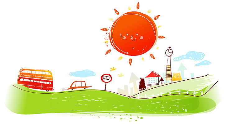 EPS 주간 자연요소 구름 사계절 계절 백그라운드 한대 일러스트 자동차 자연 날씨 버스 주택 풍경 초원 사람없음 야외 건물 태양 소풍 마을 봄 표지판 시계탑 상큼 이층버스 봄배경 국내일러스트 1 건축물 육상교통 대중교통 알림판 야외활동 탑 생태계 파일형식 벡터