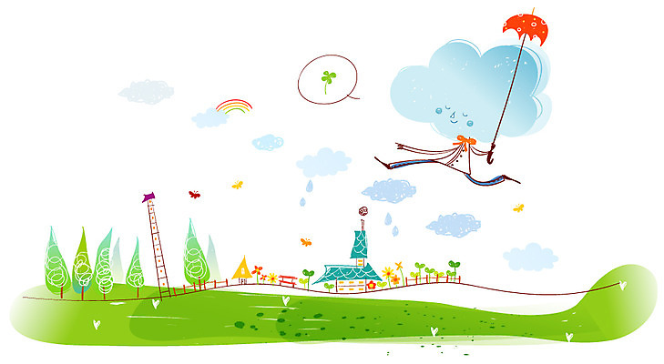 EPS 자연요소 나무 구름 사계절 계절 백그라운드 무지개 일러스트 우산 자연 날씨 풍경 초원 사람없음 야외 건물 울타리 새싹 마을 봄 비 네잎클로버 숲 구름캐릭터 봄배경 일러캐릭터 식물 캐릭터 건축물 담장 클로버 생태계 파일형식 벡터